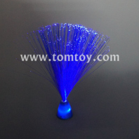 blue fiber optic centerpiece lamp tm083-052-bl   